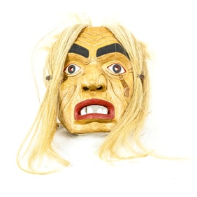 A Pacific Northwest mask: Old Warrior Crying