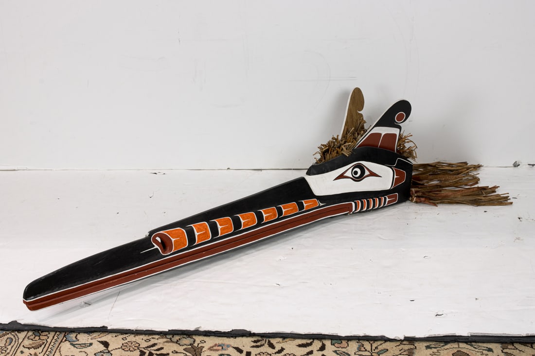 A Pacific Northwest articulated raven mask (1 of 3)