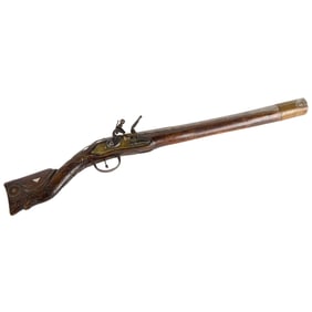 An Ottoman Empire flintlock blunderbuss