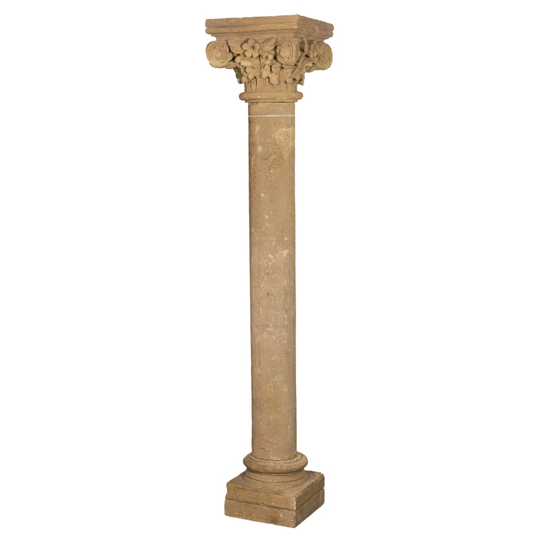 A sandstone Corinthian column (1 of 3)