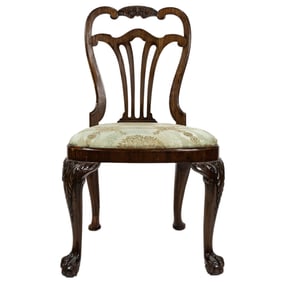 A Queen Anne side chair late 18th/early 19th century