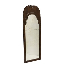 A Queen Anne style arched wall mirror