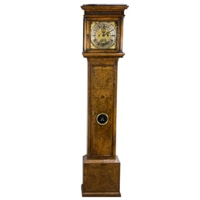 A George I William Atkinson Sheffield tall case clock