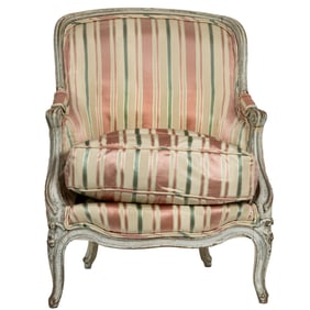 A Louis XV style petite bergere