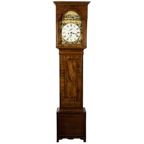 A Georgian style tall case clock