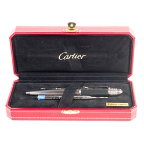 A Cartier Diablo Rock and Roll commemorative limited edition roller ball pen
