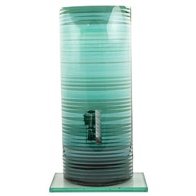 A Bohumil Elias  layered glass sculpture: inhabitant