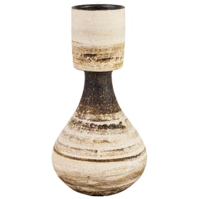 A Hans Coper Style Pottery Torso Vase
