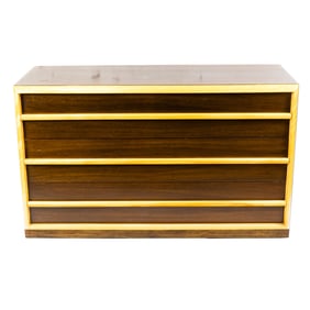 A T.H. Robsjohn-Gibbings for Widdicomb mixed wood chest