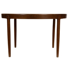 A Danish Modern teak extension dining table designed by Arne Howmand-Olsen