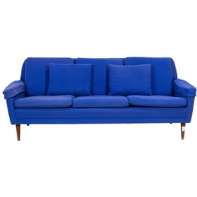 A Scandinavian Modern three-seat sofa, likely Folk Ohlsson for Dux