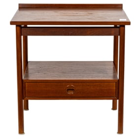 A Danish Modern teak bedside table/nightstand