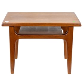 A Danish Modern teak side table,1960s