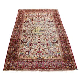 A Northwest Persian scenic carpet