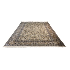 A Persian Nain carpet