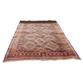 An antique Afghan carpet
