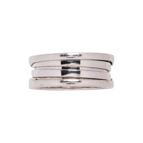 A Bulgari 18k white gold 'B.zero1' ring