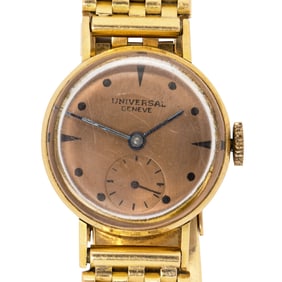 A Geneve 14k gold watch