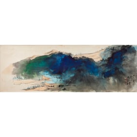 Attributed to Zhang Daqian (1899-1983) - Landscape in splashed color