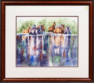 Watercolor, American School (20th century)