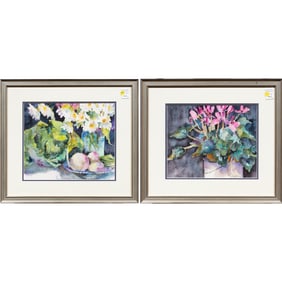 Watercolors, American School (20th century)