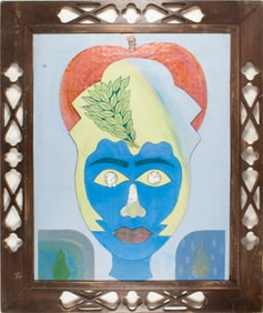 Mixed Media, Untitled (Apple Head)