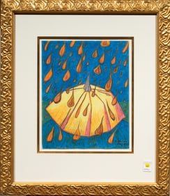 Work on paper, Raining Fire