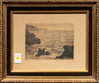 Print, Crashing Waves