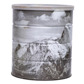 Printed Coffee Can, Ansel Adams