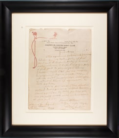 A Henry Miller signed postcard to Campiglios Art Gallery in Monterey, CA