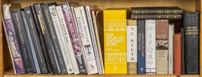 A group of twenty-six reference books on art, antiques and history