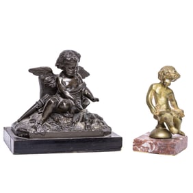 Two figures of putti