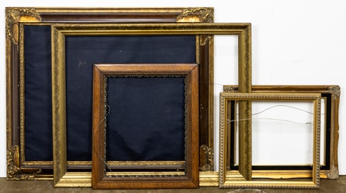 A group of picture frames