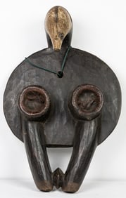 An African wood bellows for blacksmithing