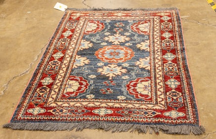 A contemporary handmade carpet