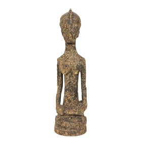 An African wood figure