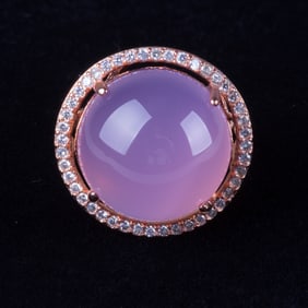 Chinese Lavender Jadite Ring