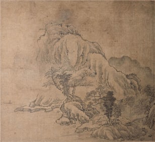 Anonymous (Qing Dynasty), Chinese Painting of Landscape on Silk
