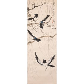 After Xu Beihong, Magpies