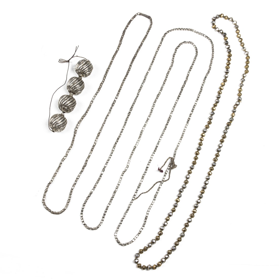 A group of Sri Lankan silver beads (1 of 2)