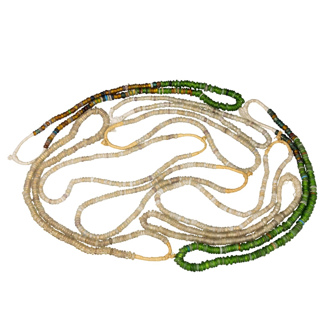 A group of German glass ring beads (1 of 2)