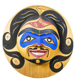 A Pacific Northwest mask: Wri-iq stan-upp
