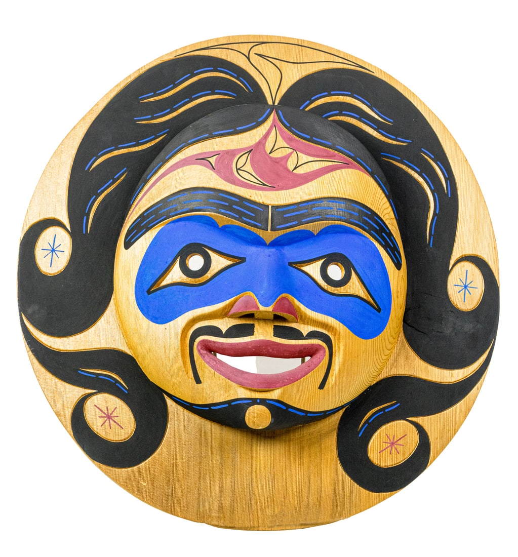 A Pacific Northwest mask: Wri-iq stan-upp (1 of 4)