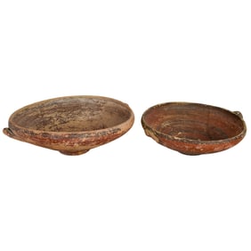 Two Ancient Greek pottery vessels