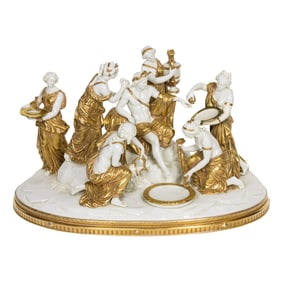 A Volkstedt porcelain mythological group
