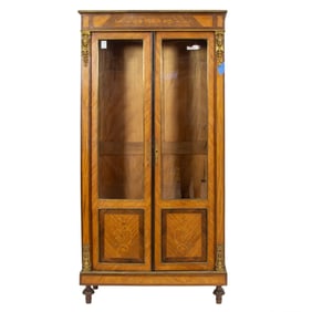 A French Neoclassical gilt bronze mounted vitrine circa 1900