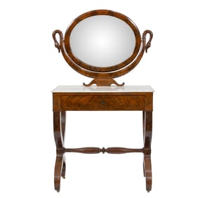 An Empire dressing table circa 1840