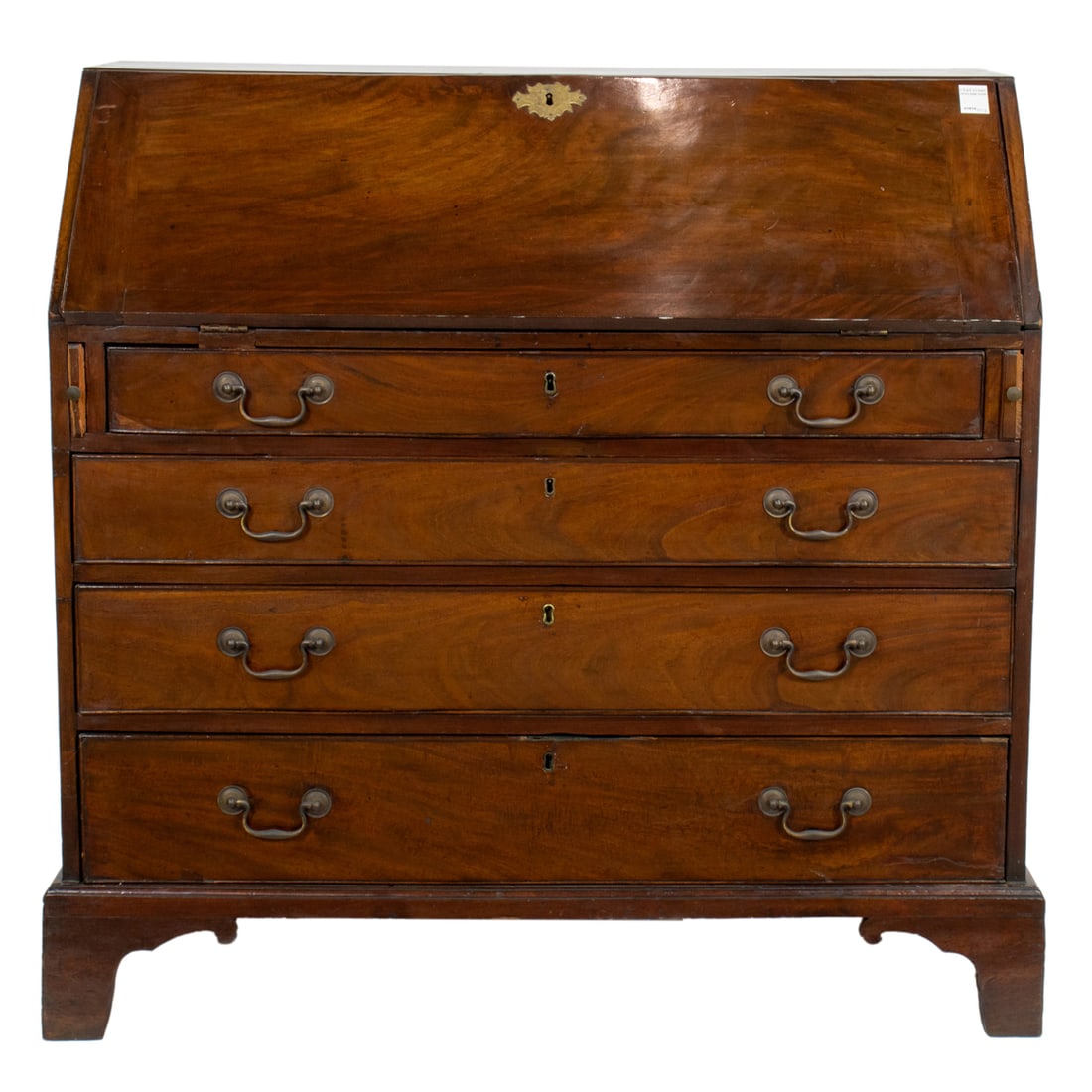 A George III mahogany slant front desk early 19th century (1 of 7)