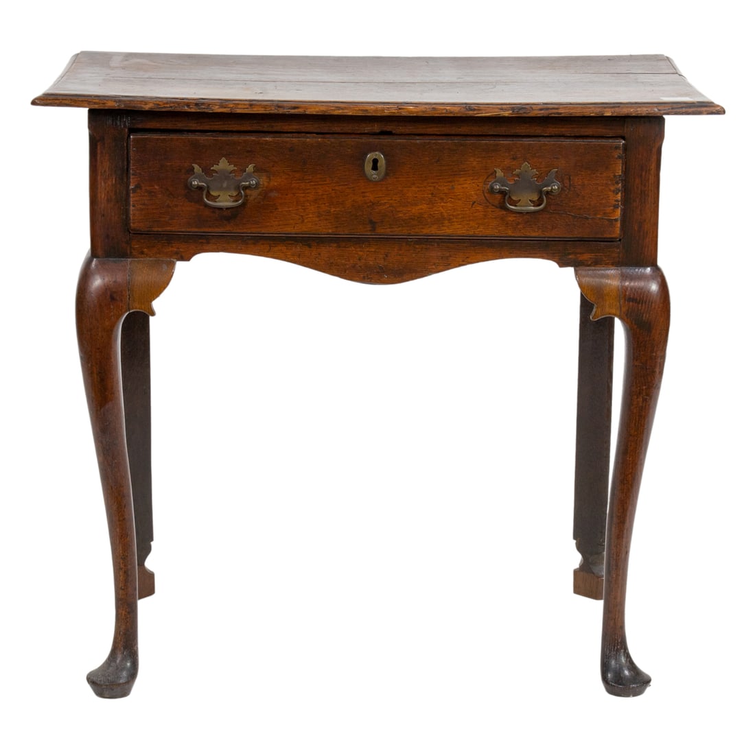 A Queen Anne style oak writing table (1 of 6)