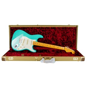A Fender Stratocaster electric guitar